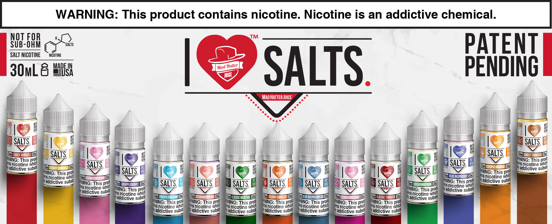 Mad Hatter Salts 30mL