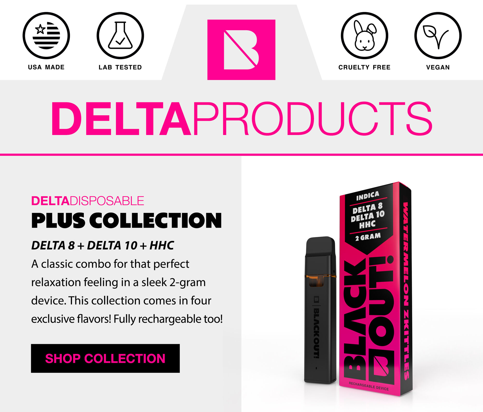 BLACK OUT! Delta Products