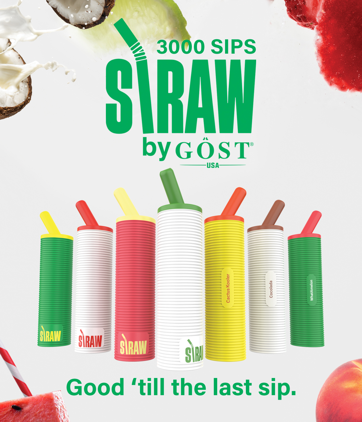 Straw Vape Disposable