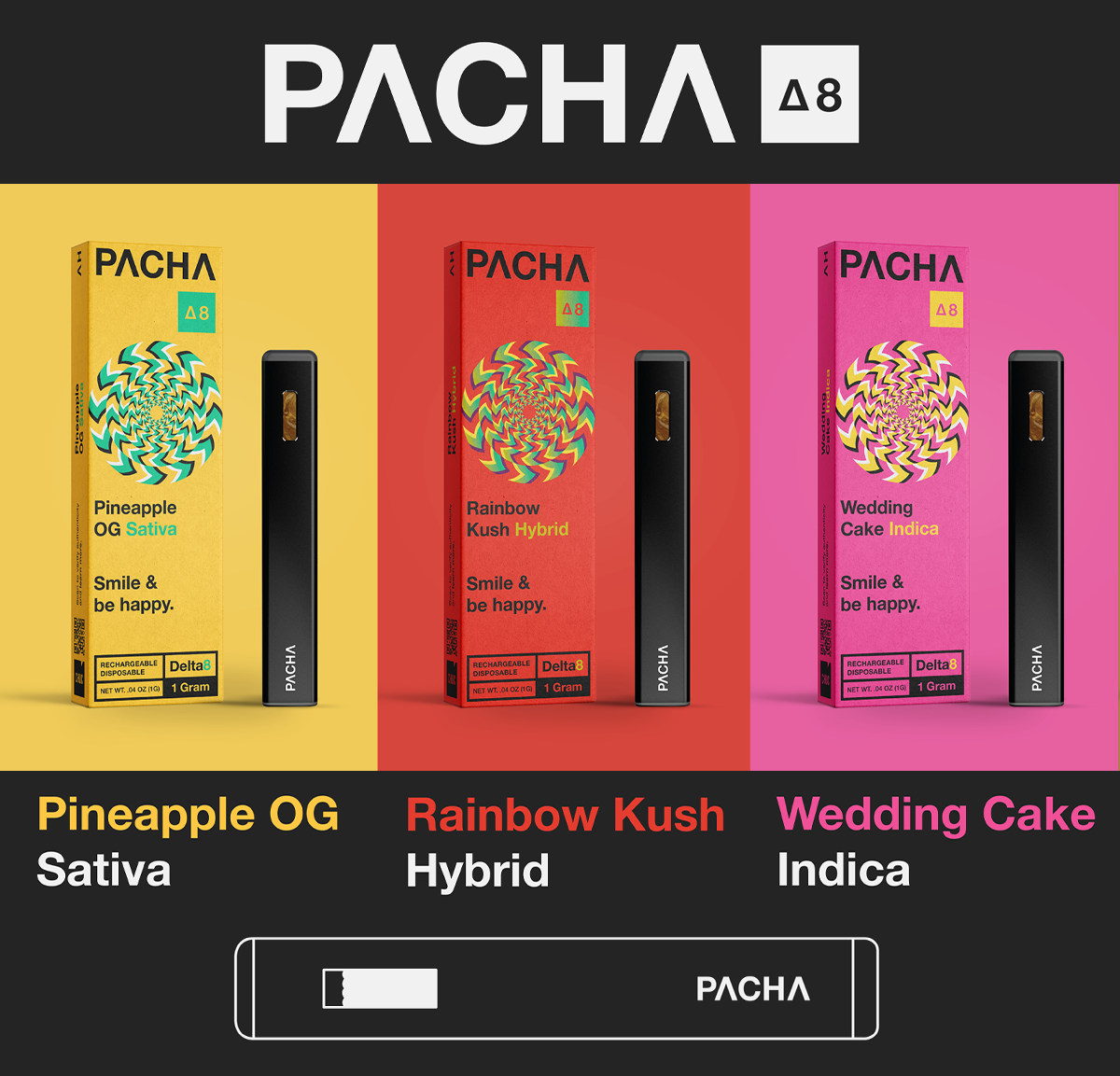 Pachamama Delta 8 Rechargeable Disposable