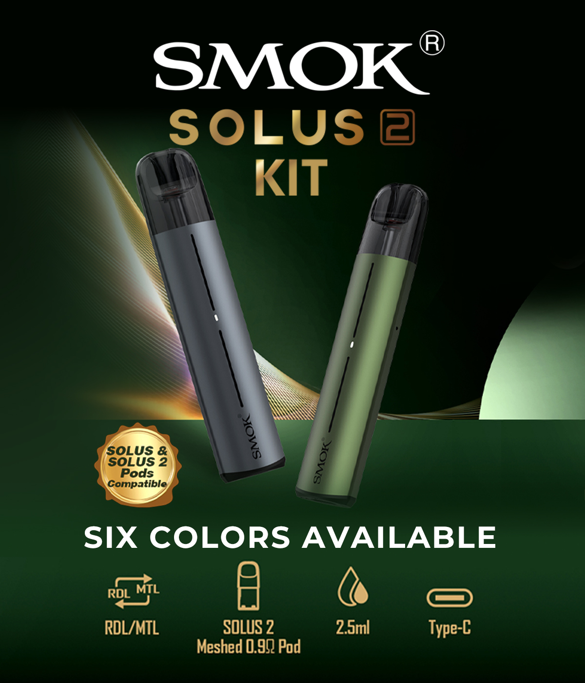 JUST IN: ⚡SMOK Solus 2 Kit⚡ - Flawless Vape And Apparel