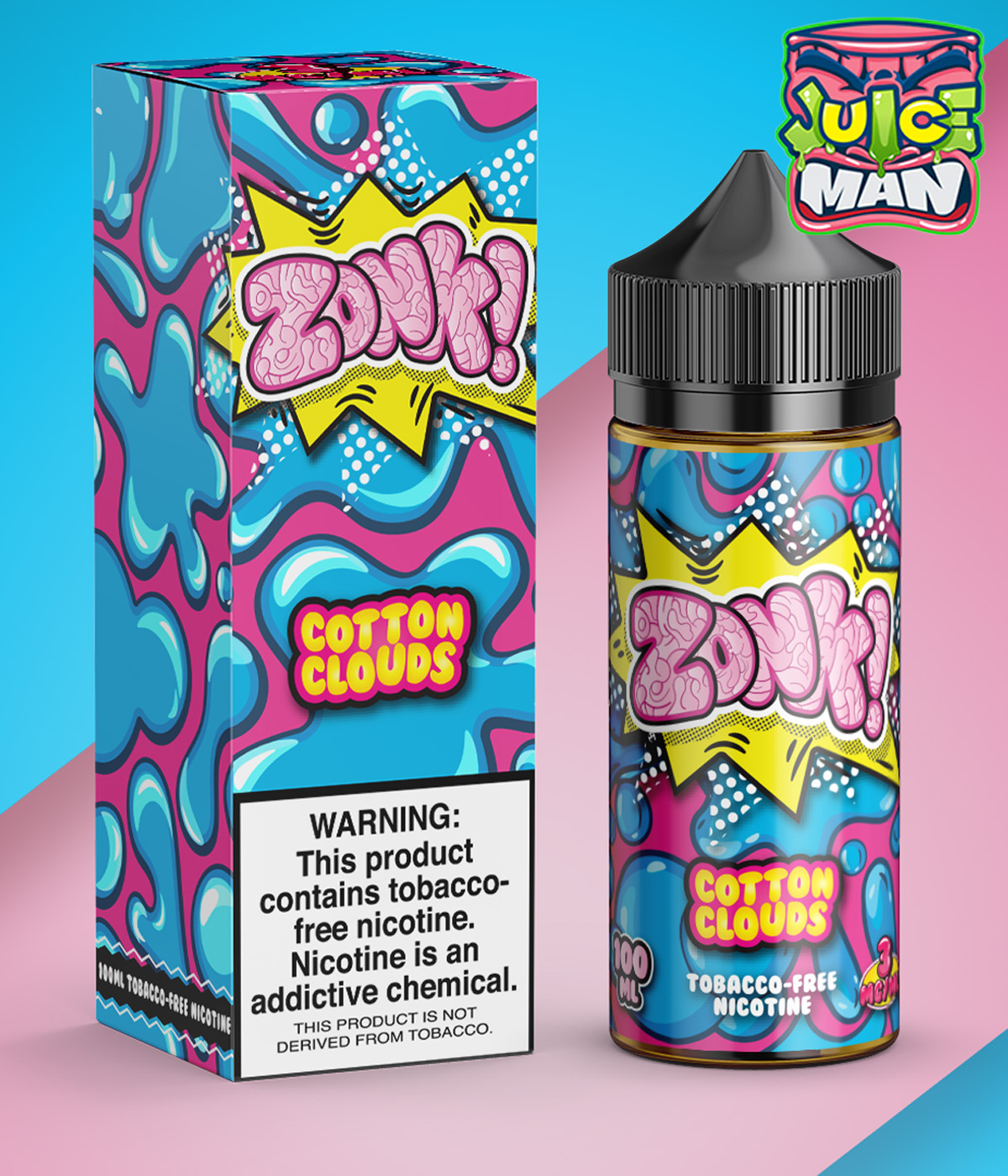 ZoNk! Cotton Clouds by Juice Man 100mL Series