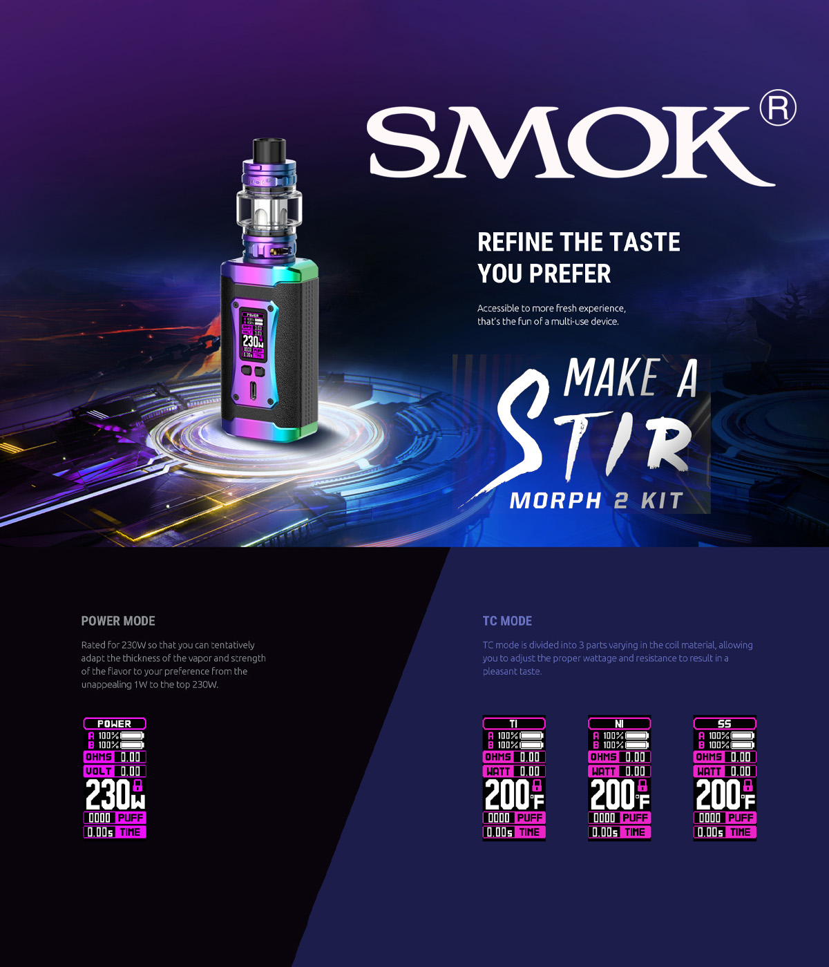 SMOK Morph 2 Kit | 230w