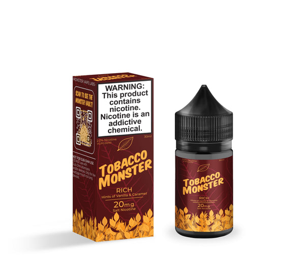 Rich by Tobacco Monster Salt E-liquid | Flawless Vape Shop