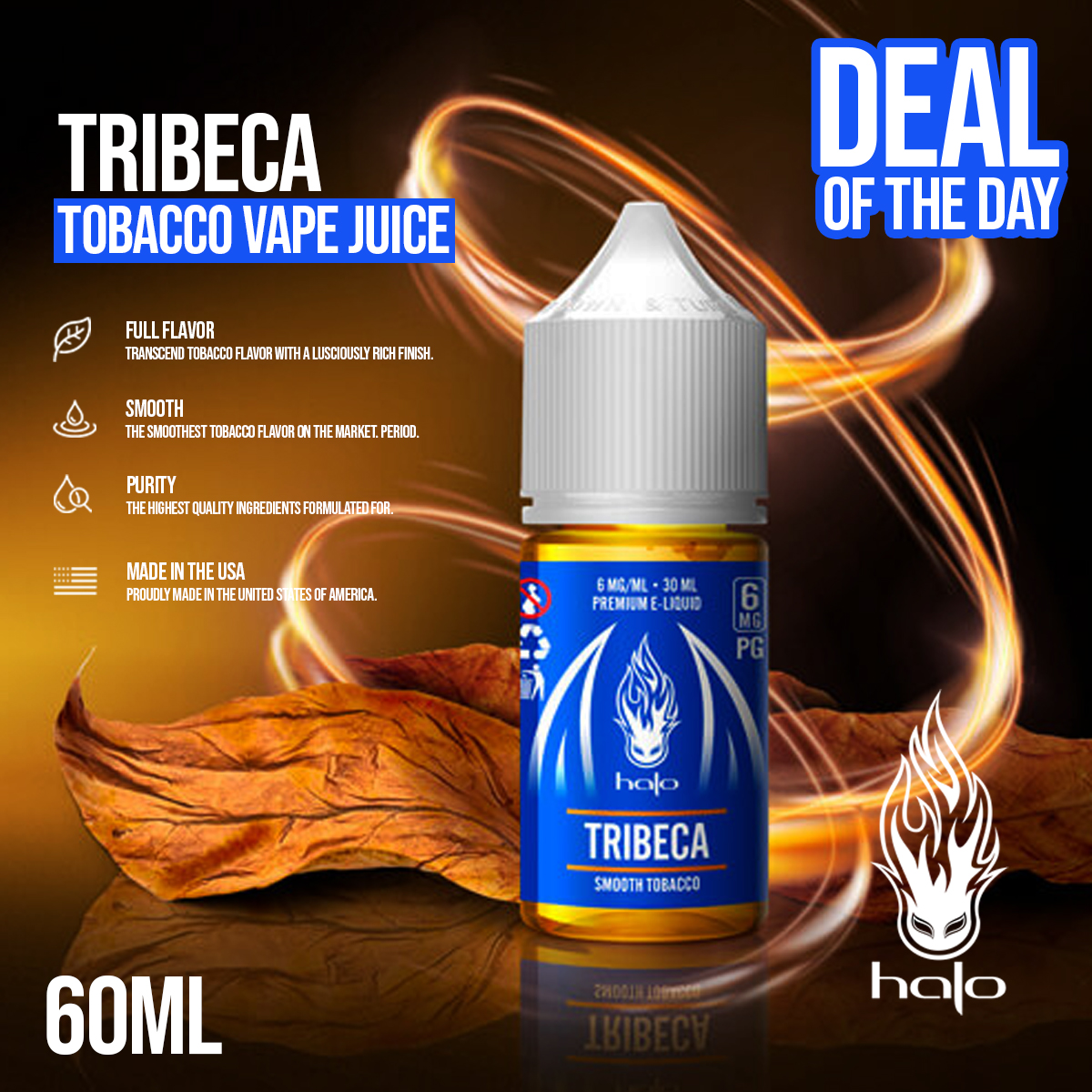 Tribeca by Halo EQ E-liquid 60mL