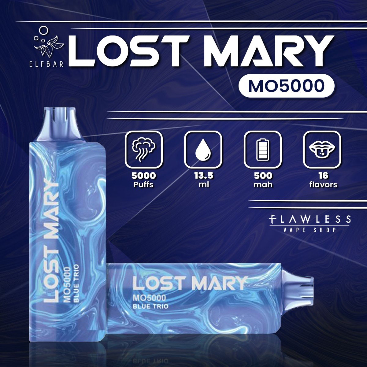 LOST MARY MO5000 10ML 5000 Puffs Disposable Vape