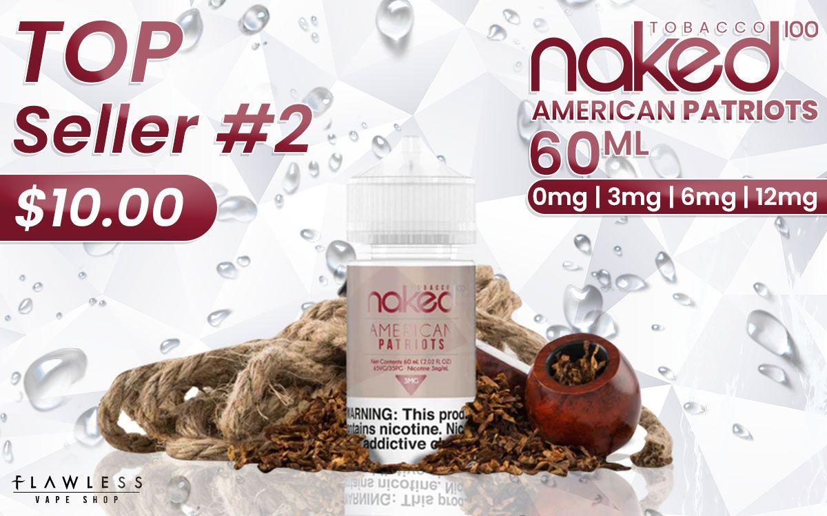 American Patriots by Naked 100 Tobacco 60ml