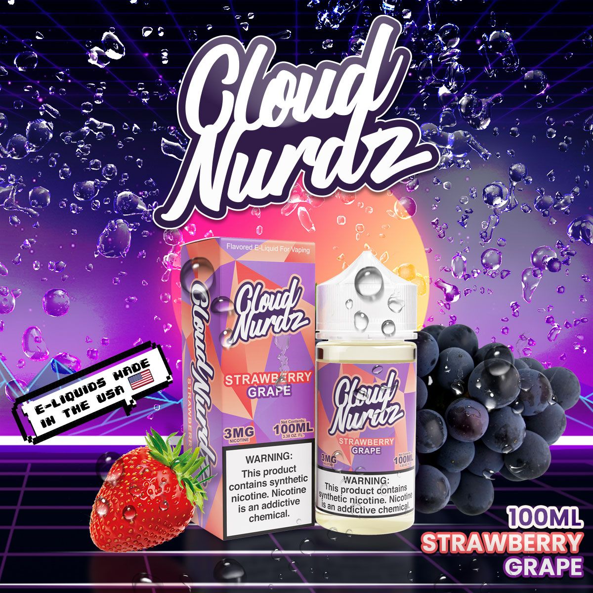 Strawberry Grape by Cloud Nurdz 100ml