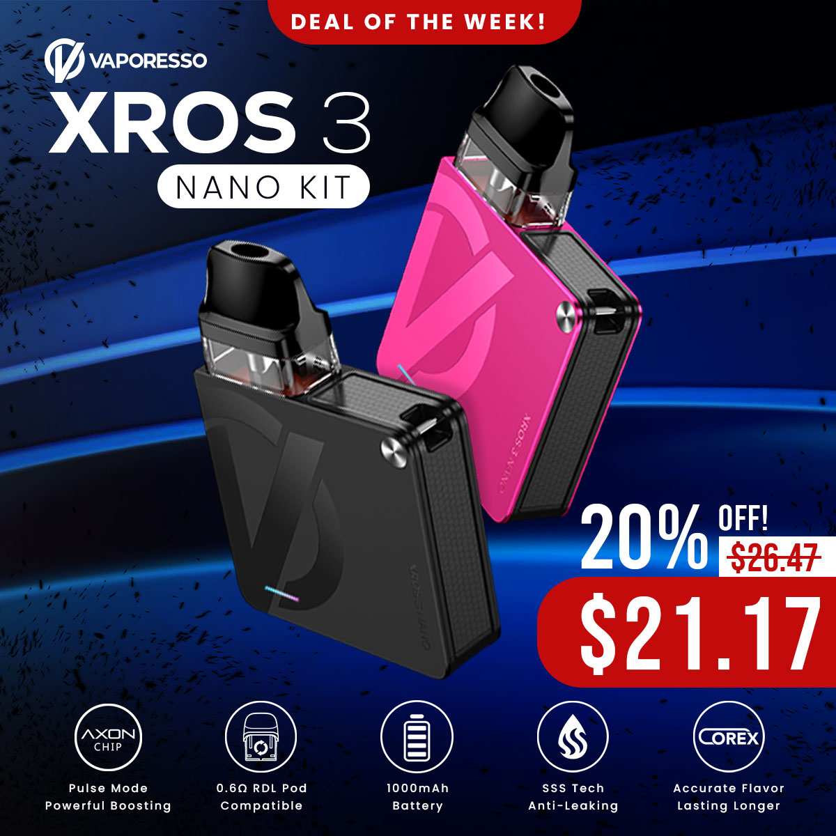 Vaporesso XROS 3 Nano Kit