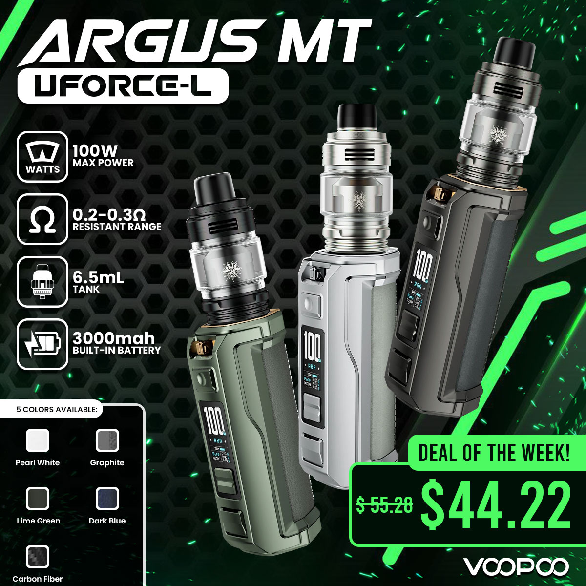 Voopoo Argus MT Kit (Uforce L Version)