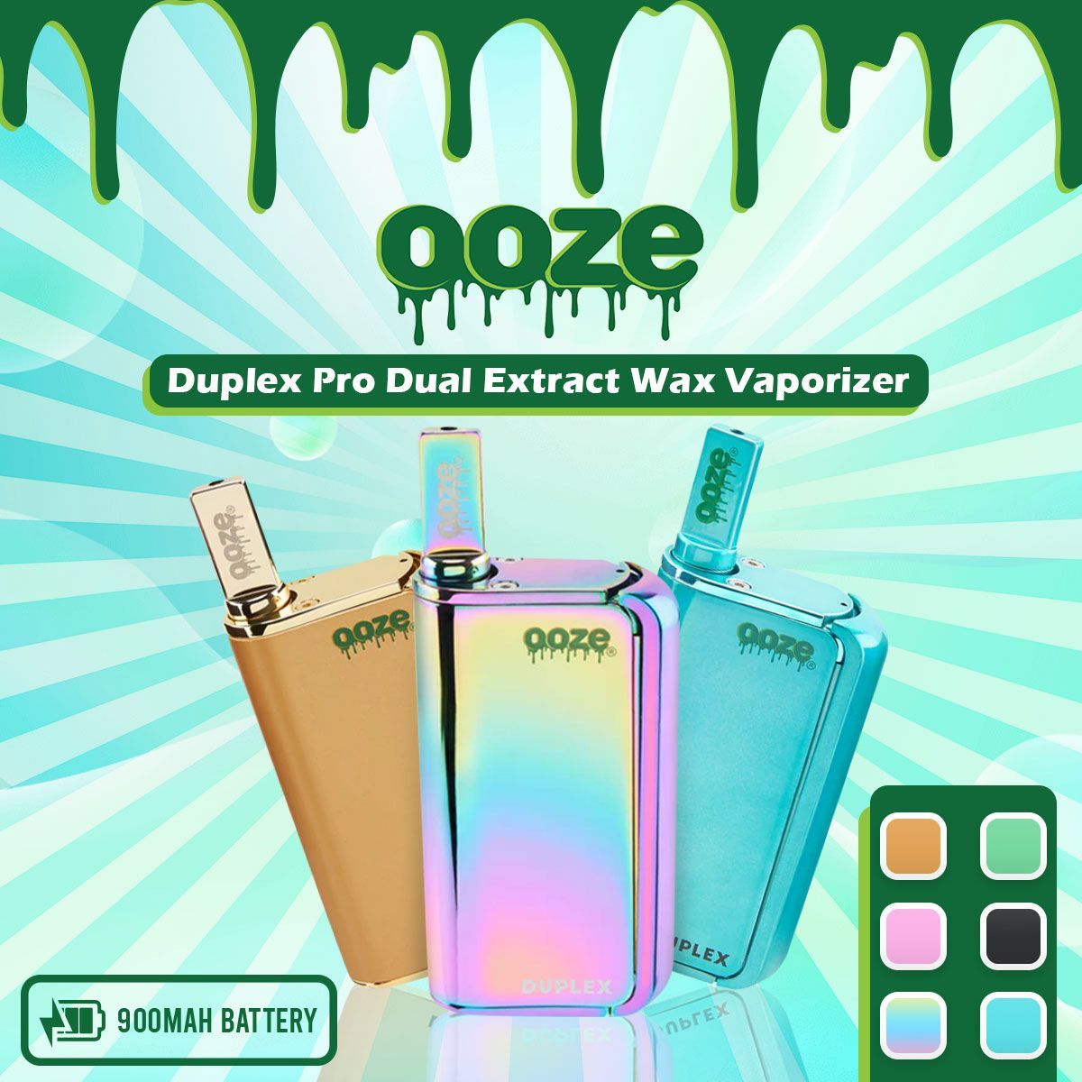 Ooze Duplex Pro Dual Extract Vaporizer Kit 1000mAh